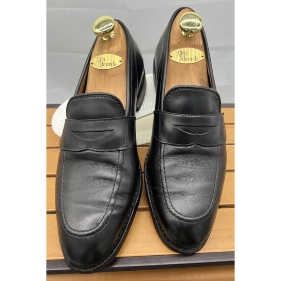 Allen Edmonds Mens 8.5 D Lake Forest Penny Slip On Black main image 6